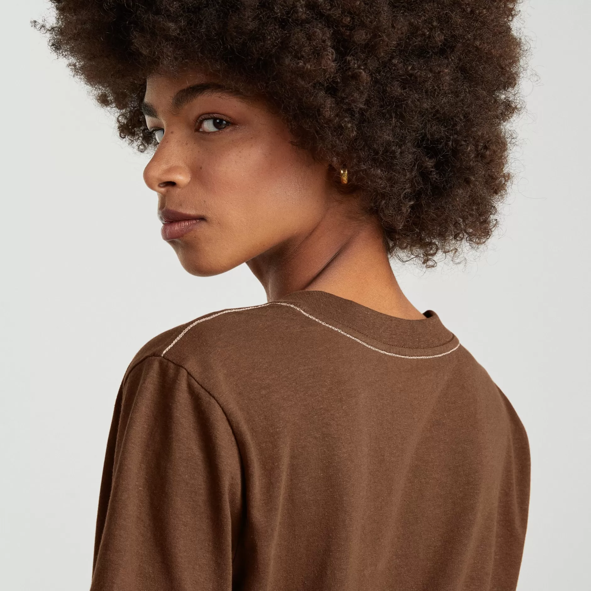 Hot The Vintage V-Neck Hemp Tee Women Tees & Tanks